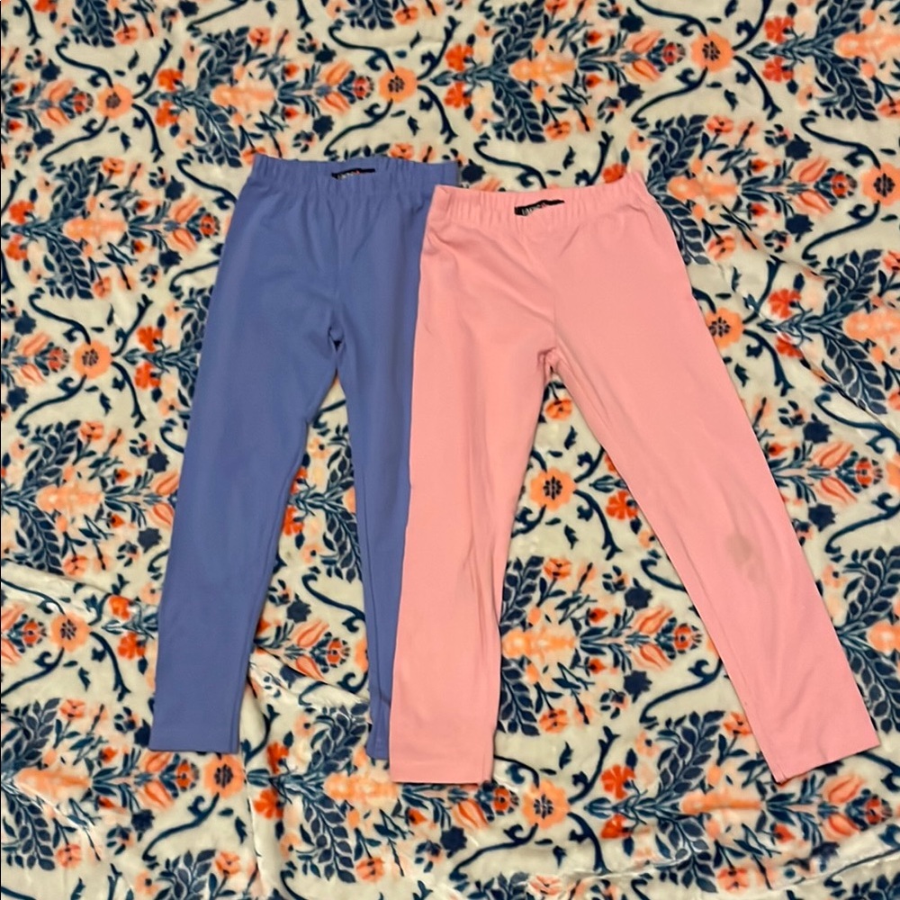 2 pair of- Limited too little girls size 6 leggings